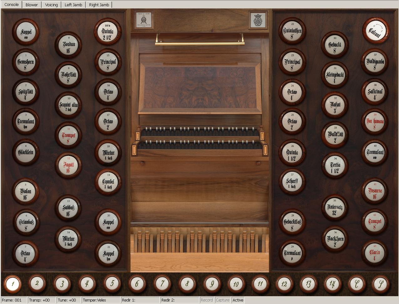Hauptwerk sample set Marcussen organ